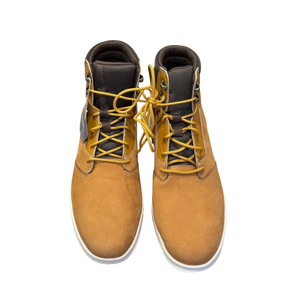 Timberland Mens Grayton Wheat Nubuck Leather Boots Size 11 Ortholite New